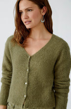Burnt Olive Angel Yarn Cardigan