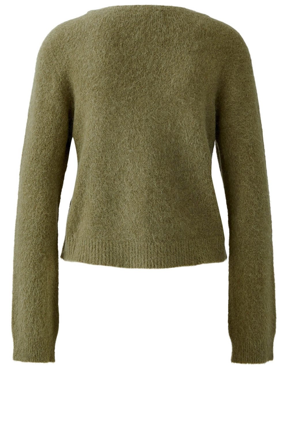Burnt Olive Angel Yarn Cardigan