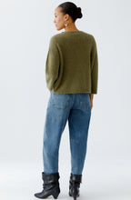 Burnt Olive Seamless Relaxed Jumper