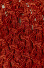 Burnt Tangerine Textured Jumper