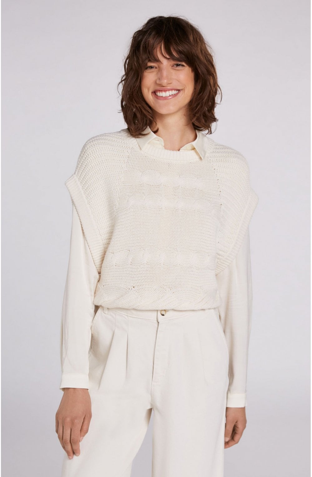 Cable Knit Slip Over
