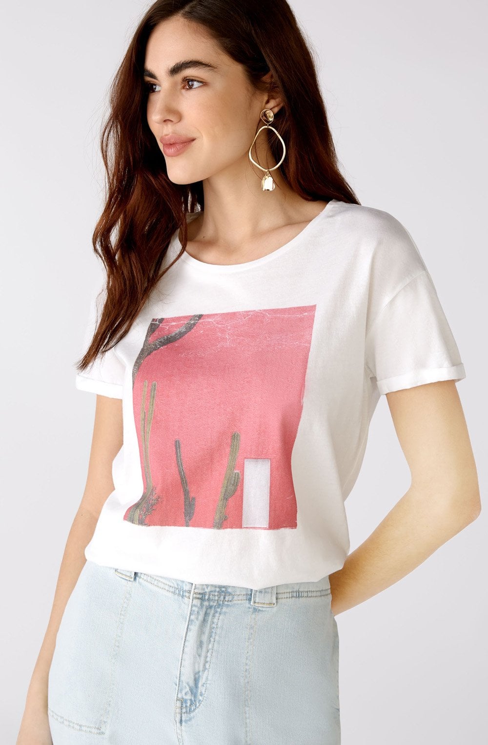 Cactus Design T Shirt