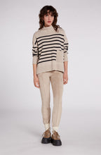Camel and Black Stripe Jumper