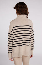 Camel and Black Stripe Jumper