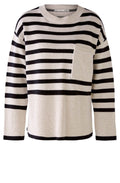 Camel and Black Striped Jumper