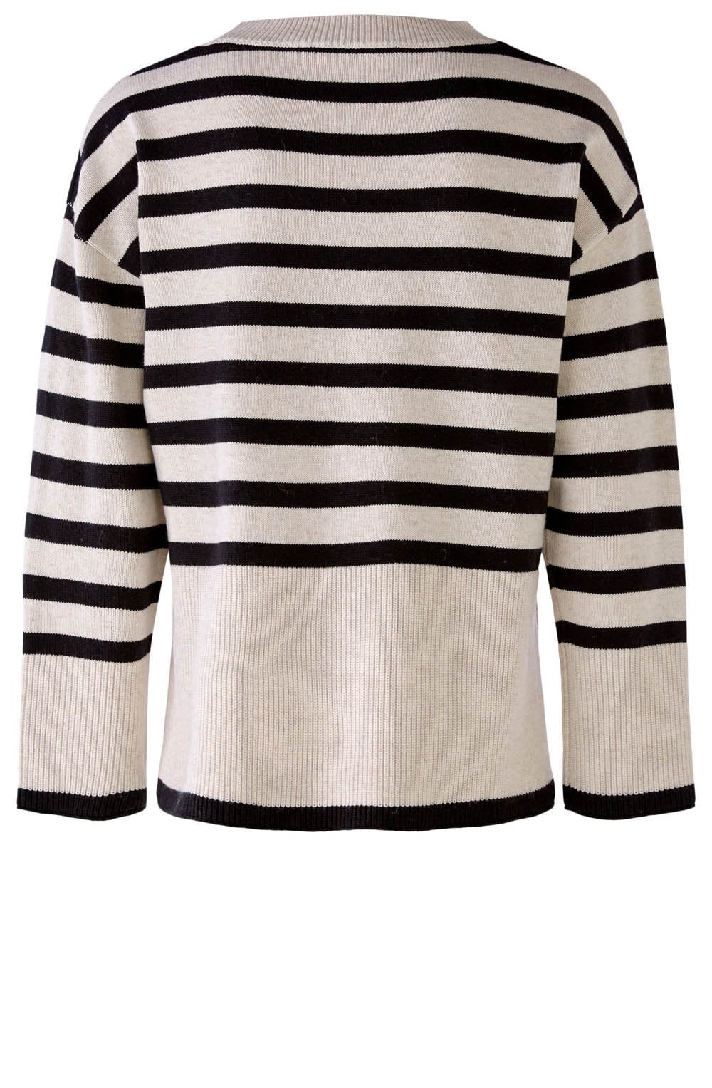 Camel and Black Striped Jumper