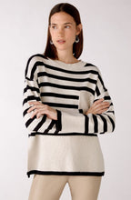 Camel and Black Striped Jumper