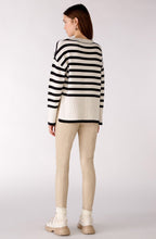 Camel and Black Striped Jumper