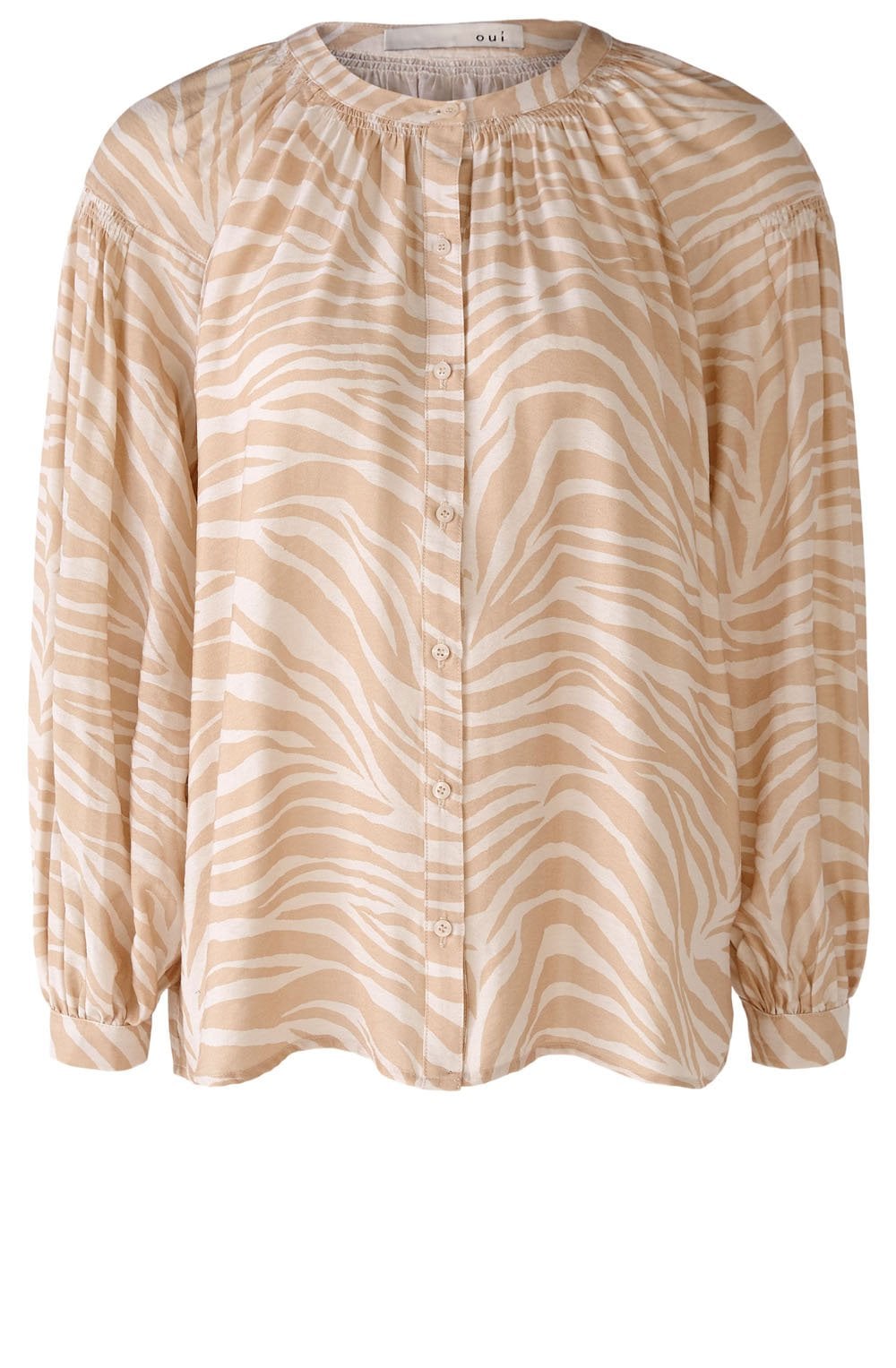 Camel Animal Print Blouse