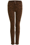 Camel Black Animal Jeans