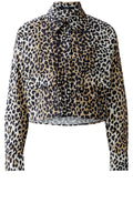 Camel Black Animal Print Box Shirt