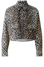 Camel Black Animal Print Box Shirt
