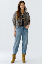 Camel Black Animal Print Box Shirt