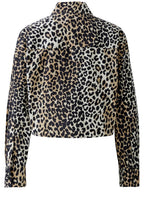 Camel Black Animal Print Box Shirt