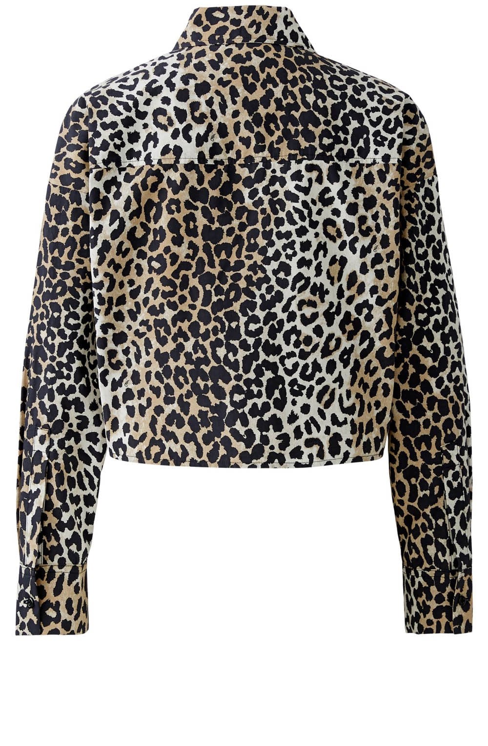 Camel Black Animal Print Box Shirt