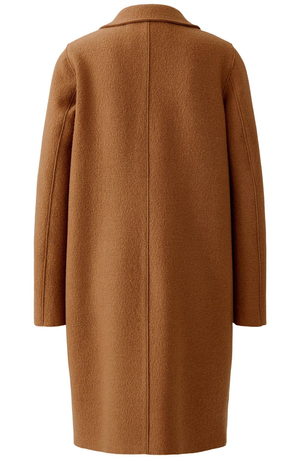 Camel Boiled Wool Coat