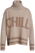 Camel & Brown Chill Print Jumper