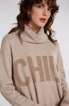 Camel & Brown Chill Print Jumper