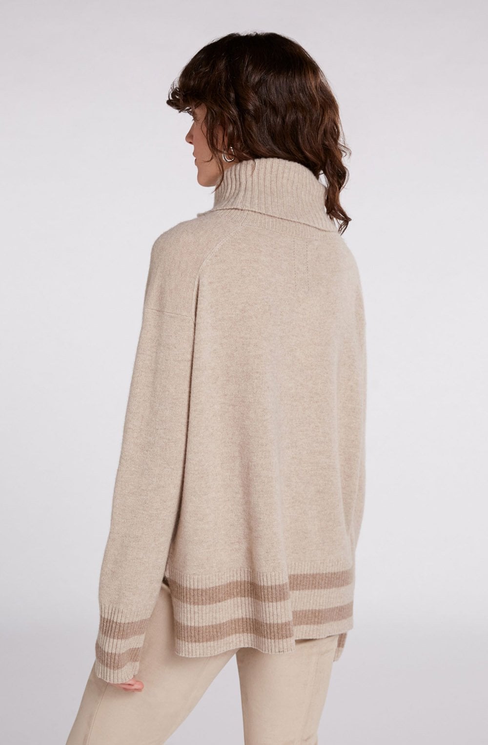 Camel & Brown Chill Print Jumper