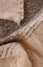 Camel Brown Chunky Knit Scarf