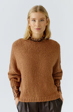Camel Chunky Knit Oversized Jumper