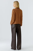 Camel Chunky Knit Oversized Jumper