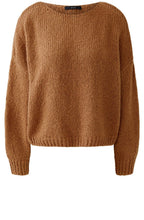 Camel Chunky Knit Oversized Jumper