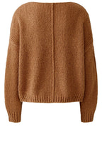 Camel Chunky Knit Oversized Jumper