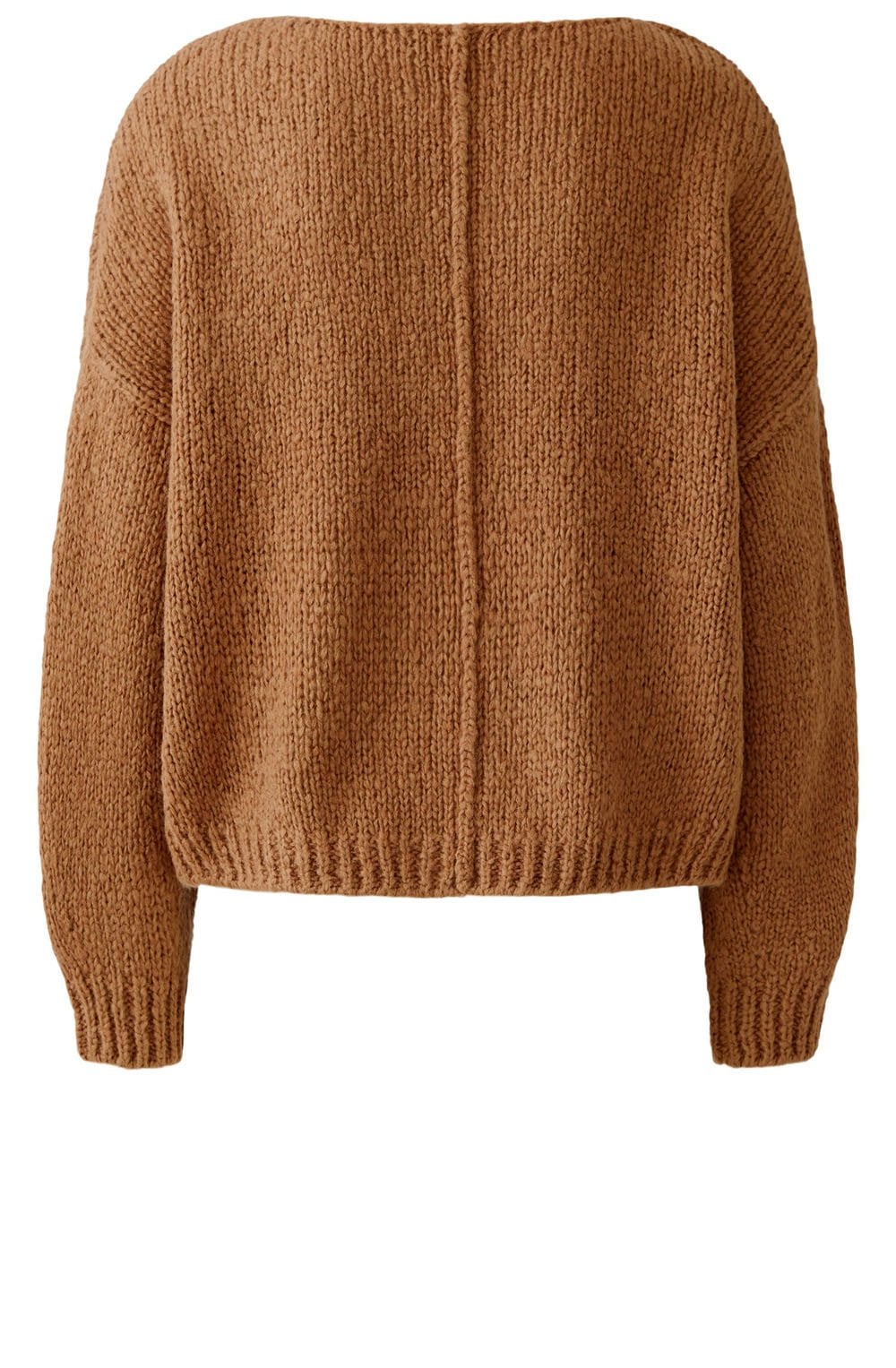 Camel Chunky Knit Oversized Jumper