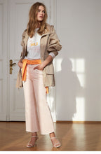 Camel Hooded Coat