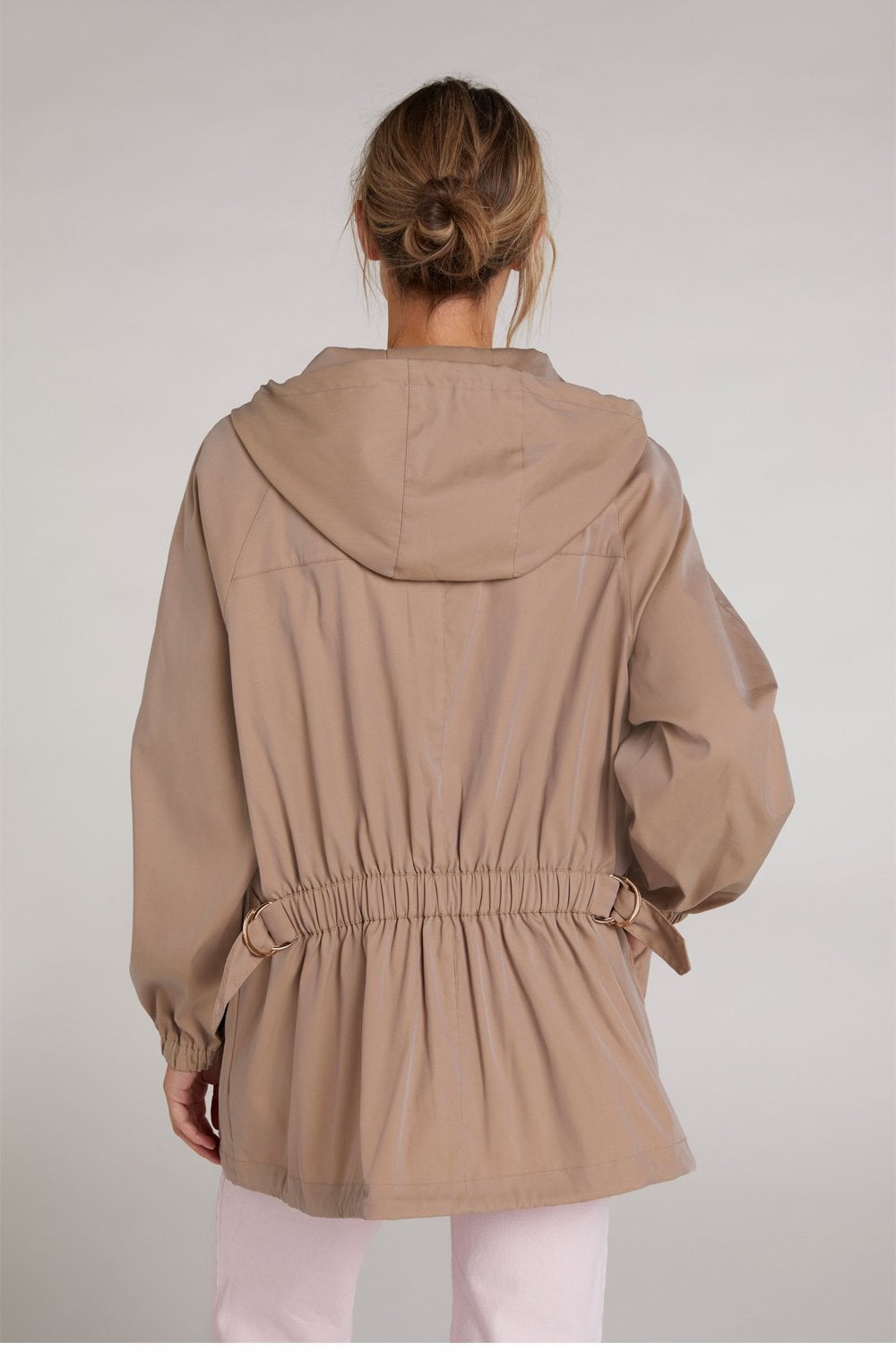 Camel Hooded Coat