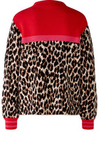 Camel Red Colour Block Jumper