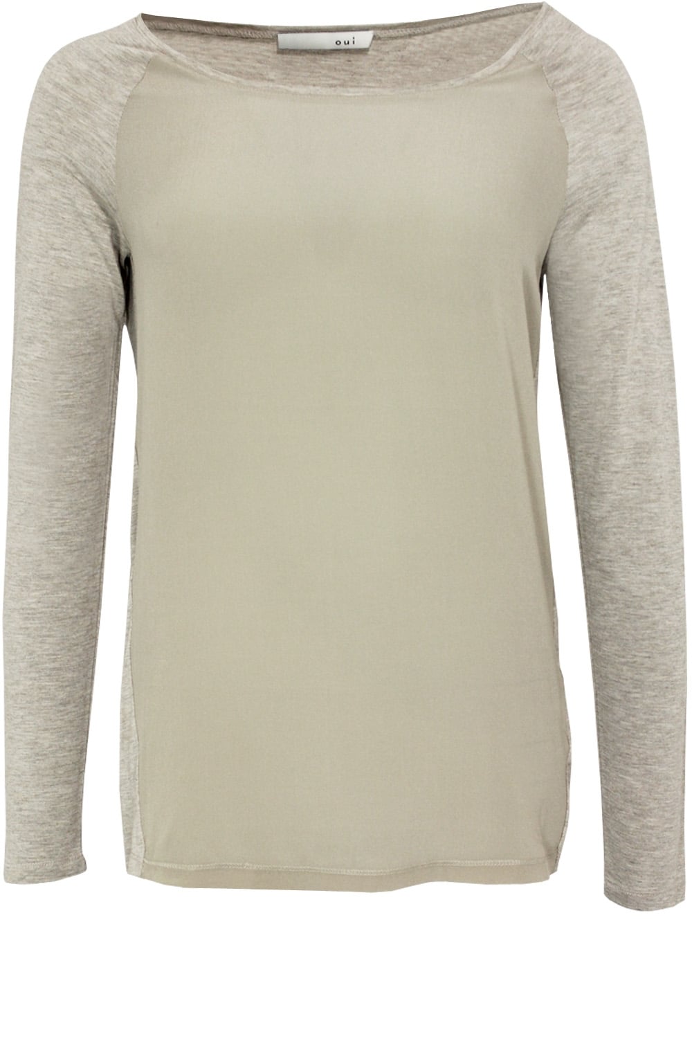 Camel Silk Front Top