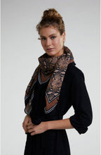 Camel Snake Print Scarf