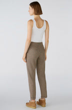 Camel Steel Grey and Red Checked Trousers