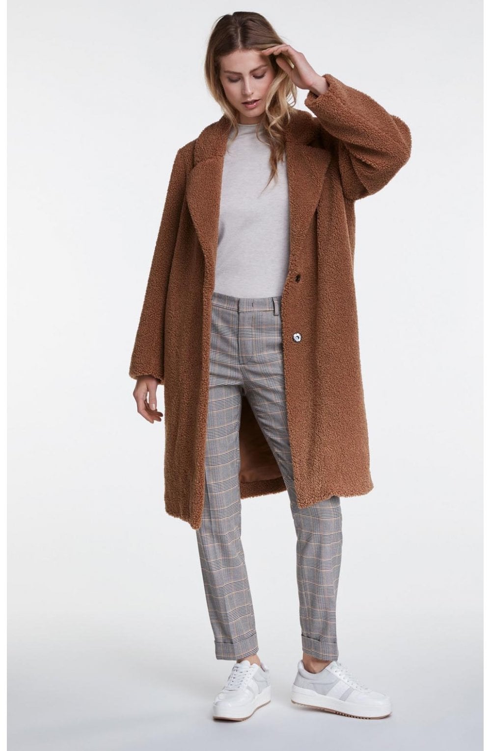 Camel Teddy Coat