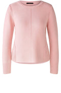 Cameo Pink Contrast Knit Jumper