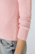Cameo Pink Contrast Knit Jumper