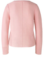 Cameo Pink Contrast Knit Jumper