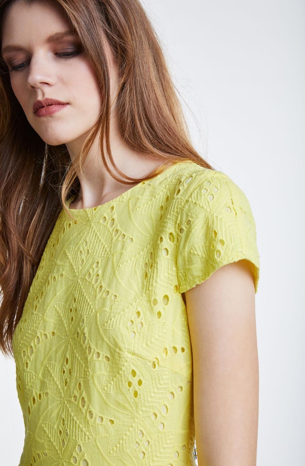 Celandine Cotton Anglaise Dress