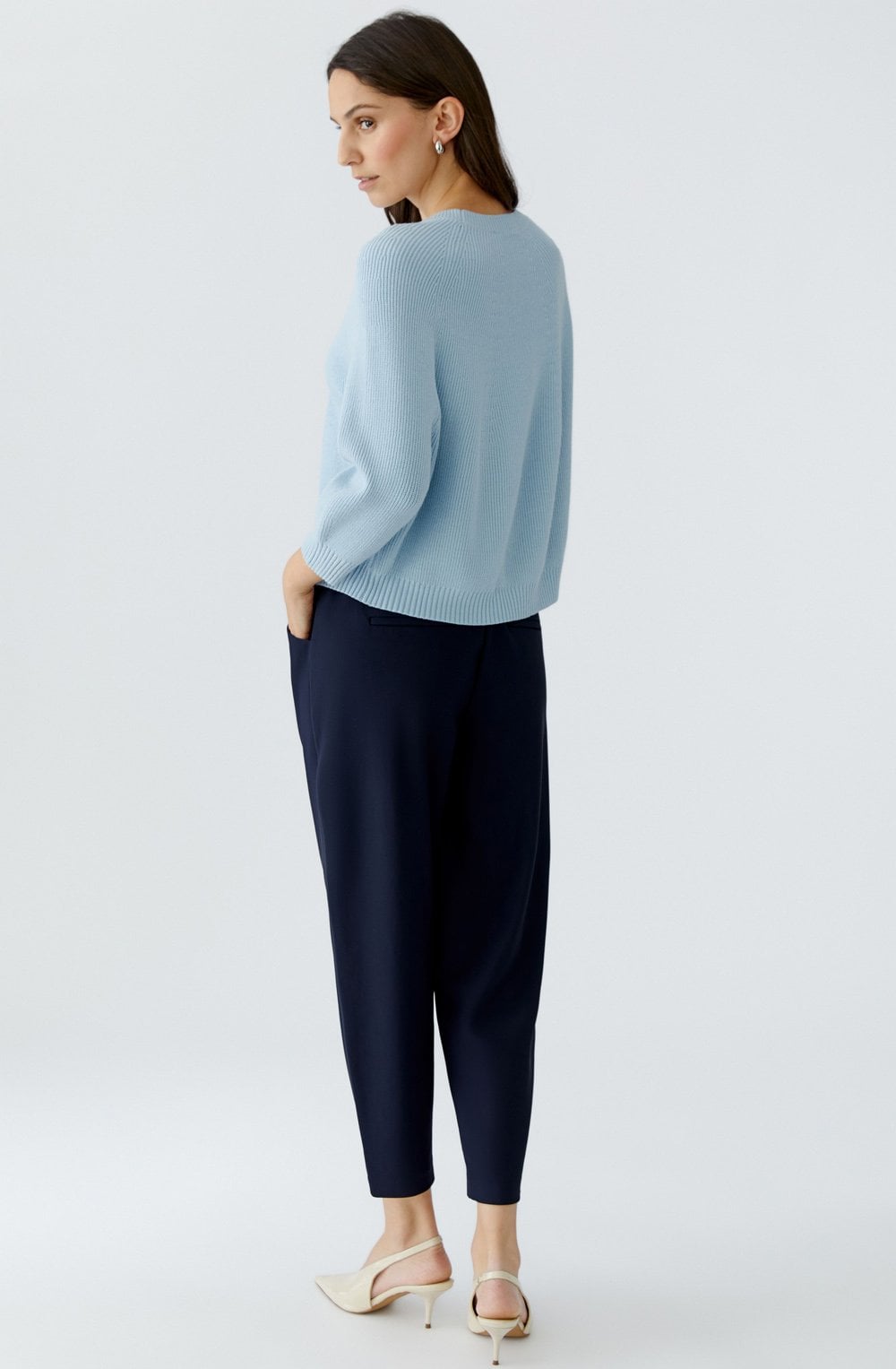 Celestial Blue Sleeve Box Jumper