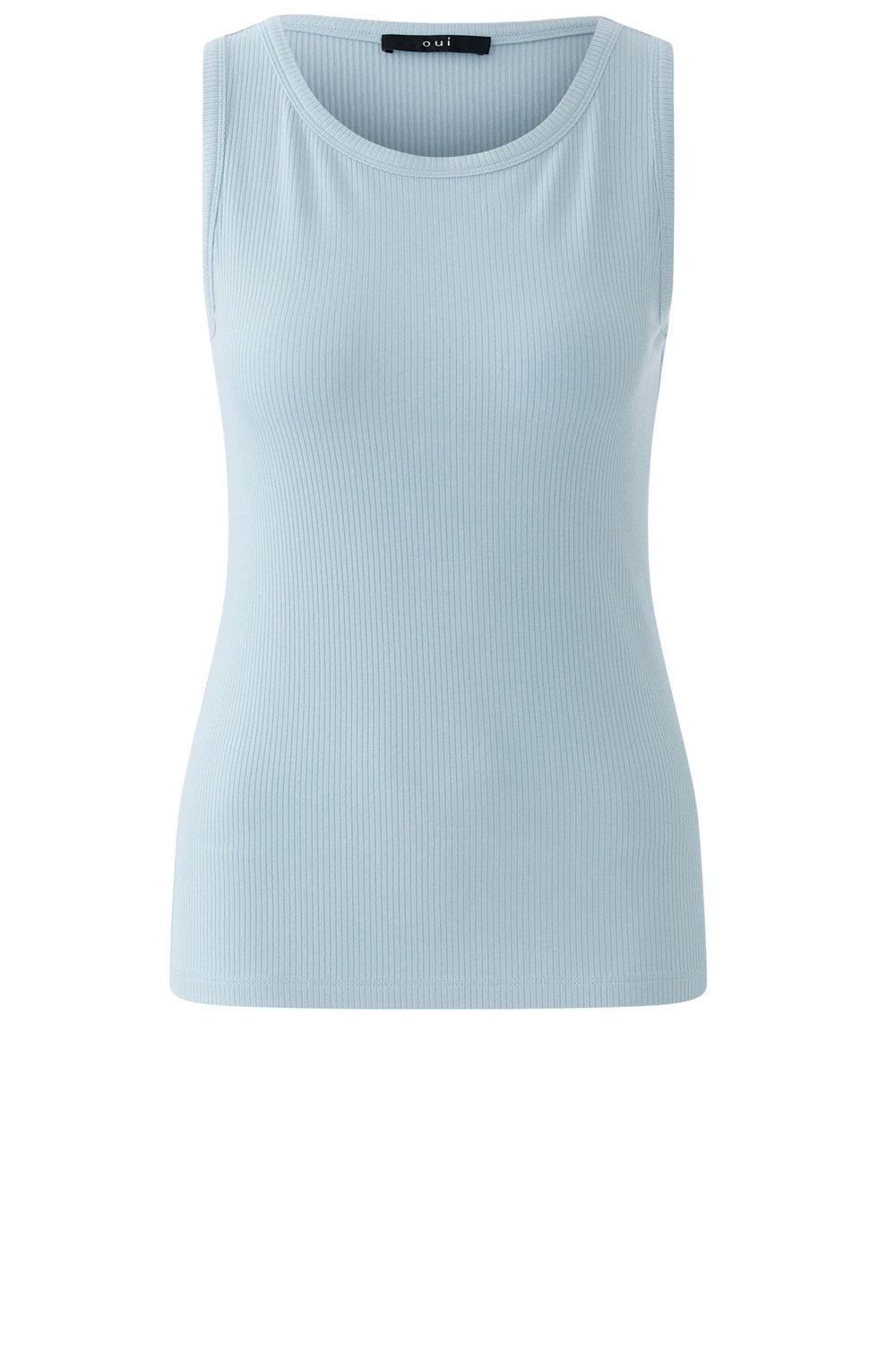 Celestial Blue Ribbed Vest