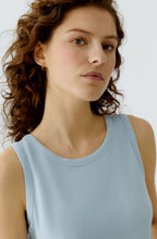 Celestial Blue Ribbed Vest