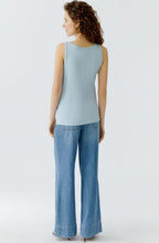 Celestial Blue Ribbed Vest