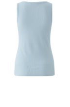Celestial Blue Ribbed Vest