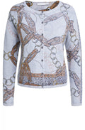 Chain Belt Design Cardigan