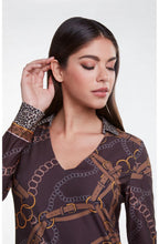 Chain Belt Design Dress