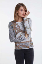 Chain Belt Design Knit Jumper