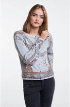 Chain Belt Design Knit Jumper