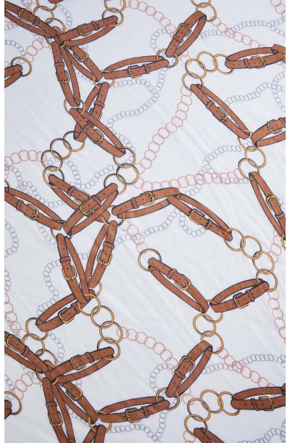 Chain Belt Print Scarf